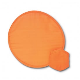 Opvouwbare nylon frisbee-Oranje-Zonder opdruk