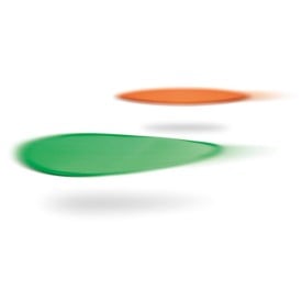 Atrapa frisbee - polyester - Ø 24 cm - opvouwbaar - verpakt in etui