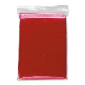 Sprinkle poncho - unisex - kunsstof - met capuchon - verpakt in transparante polybag