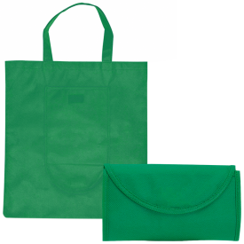 Konsum draagtas - non-woven - 80 g/m2 - 38 x 42 cm - klittenbandsluiting - opvouwbaar