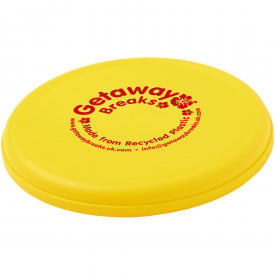 Orbit frisbee van gerecycled plastic-Geel