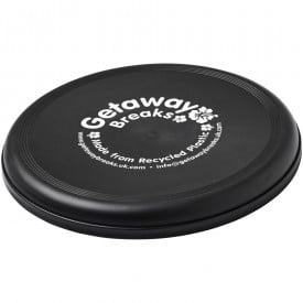 Orbit frisbee van gerecycled plastic-Zwart