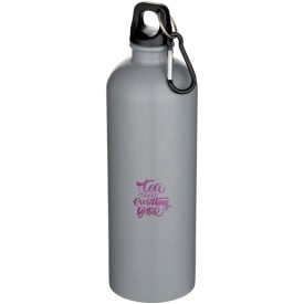 Oregon RCS waterfles mat 750ml - gerecycled RVS - enkelwandig - karabijnhaak
