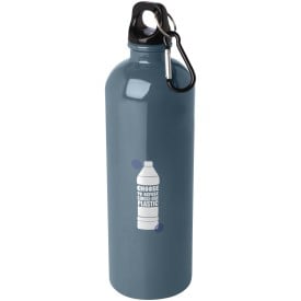 Oregon RCS waterfles 750ml - gerecycled RVS - enkelwandig - karabijnhaak