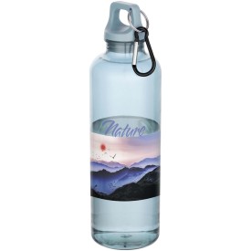 Oregon 750 ml waterfles van RCS-gecertificeerd gerecycled plastic met karabijnhaak-Turkoois