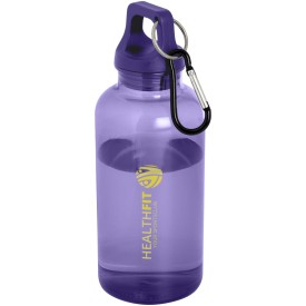 Oregon drinkfles 400ml - rPET - met karabijnhaak-Schemerpaars