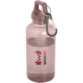 Oregon drinkfles 400ml - rPET - met karabijnhaak-Stoffig roze