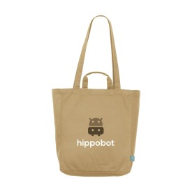 Organic Cotton Canvas Tote Bag (280 g/m²) tas-Bruin