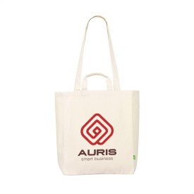 Organic Cotton Canvas Tote Bag ecru (280 g/m²) winkeltas naturel