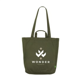 Organic Cotton Canvas Tote Bag (280 g/m²) tas-Olijfgroen