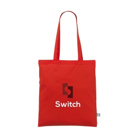 Organic Cotton Shopper (140 g/m²) tas-Rood