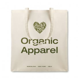 Cottonel boodschappentas - organisch katoen - 105 g/m² - 42 x 38 cm - lange hengsels