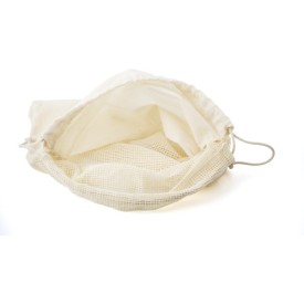 Groente- en fruitzakje 2.85L - organisch katoen - 32.5x26 cm