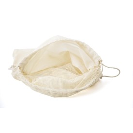 Groente- en fruitzakje 2.85L - organisch katoen - 32.5x26 cm