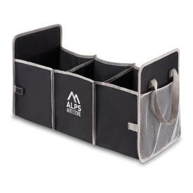Opvouwbare auto organizer - polyester - 600D - met mesh zijvak