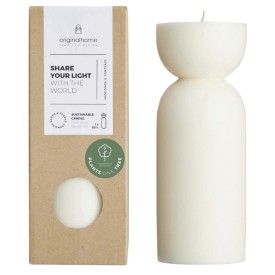 Originalhome biologische kaars - medium-Offwhite
