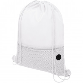 Oriole mesh rugzak met trekkoordsluiting-Wit