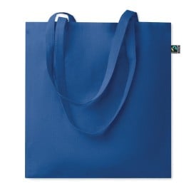 Osole+ colour fairtrade boodschappentas 180g-Koningsblauw