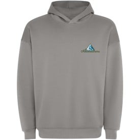 Otto oversized unisex hoodie-Stone grey