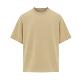 Oversized T-shirt - korte mouwen - 200 g/m² katoen-Zand