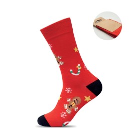Paar kerstsokken M-Rood