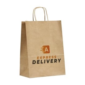 Pagari Paper Bag A4 papieren tas-Bruin
