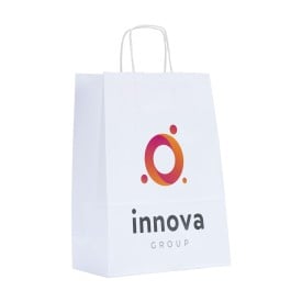 Pagari Paper Bag A4 papieren tas-Wit