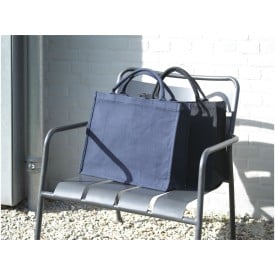 Page shopper - gerecycled canvas - 500g/m² - 42 x 35 x 18 cm - Aware™ - korte hengsels