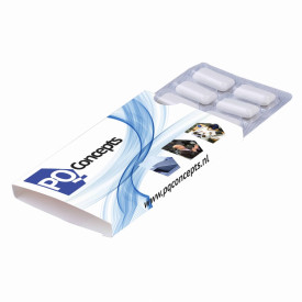 Pakje kauwgom 12 stuks-Wit