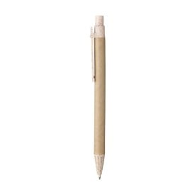 Balpen - papier en tarwestro - blauwe inkt