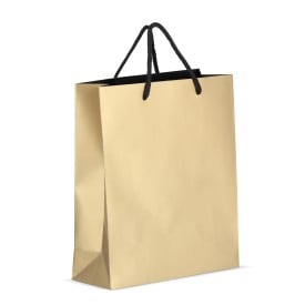 Papieren cadeautas 24 x 10 x 30cm 200g/m²-Goud