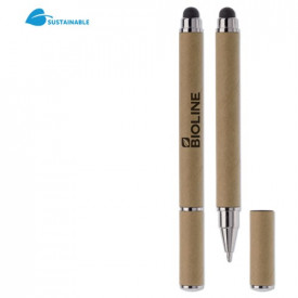 Papieren stylus pen-Bruin