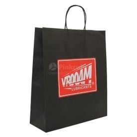 Papieren tas 80 g/m² - A3 - diverse kleuren - papieren koord