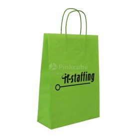Papieren tas 80 g/m² - A4+ - diverse kleuren - papieren koord