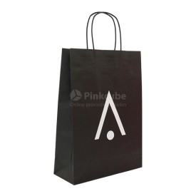 Papieren tas 80 g/m² - A4+ - diverse kleuren - papieren koord