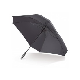 Deluxe 27” vierkante paraplu auto open-Zwart