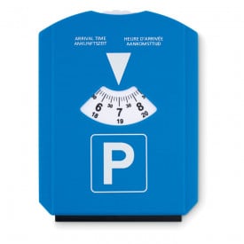 IJskrabber en parkeerschijf - plastic - 2 in 1