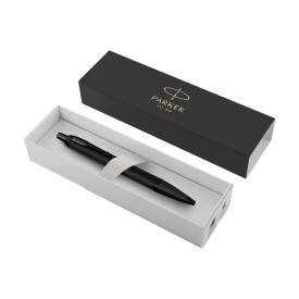Parker IM Achromatic Balpen - blauwe inkt-Zwart