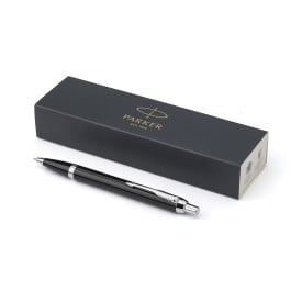 Parker IM balpen - metaal - blauwe inkt - geschenkverpakking