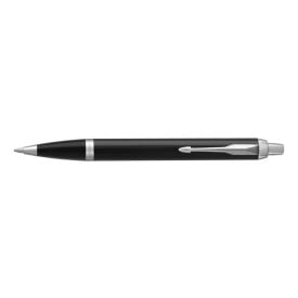 Parker IM balpen - metaal - blauwe inkt - geschenkverpakking-Zwart