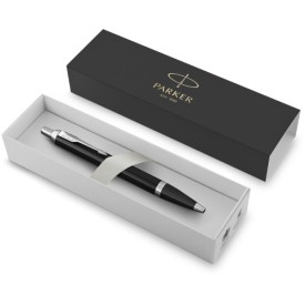 Parker IM balpen - metaal - blauwe inkt - geschenkverpakking