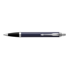 Parker IM balpen - metaal - blauwe inkt - geschenkverpakking
