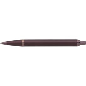 Parker IM Monochrome balpen - metaal - blauwe inkt - kilkmechanisme - geschenkverpakking