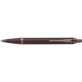 Parker IM Monochrome balpen - metaal - blauwe inkt - kilkmechanisme - geschenkverpakking