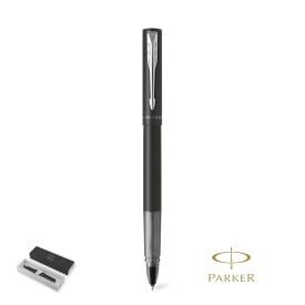 Parker Roller Vector XL balpen - RVS - zwarte inkt - geschenkverpakking