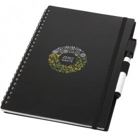 Pebbles notitieboek - A5 - gelamineerd papier - 20 vellen - inclusief zwarte stift