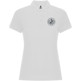 Pegaso Premium damespolo met korte mouwen-Wit