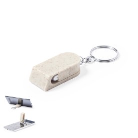 Peix sleutelhanger - tarwestro en ABS - 4.8 cm - telefoonstandaard - schermreiniger