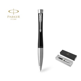 Parker Urban twist balpen - metaal - blauwe inkt - draai mechanisme - geschenkverpakking
