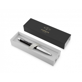 Parker Urban twist balpen - metaal - blauwe inkt - draai mechanisme - geschenkverpakking